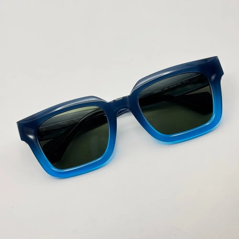 Vivienne Westwood Sunglasses Cary VW5026 602 Blue Colorway Rectangle Frame 51mm